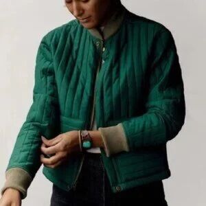 imogene + willie with alpha industries quilted bomber jacket